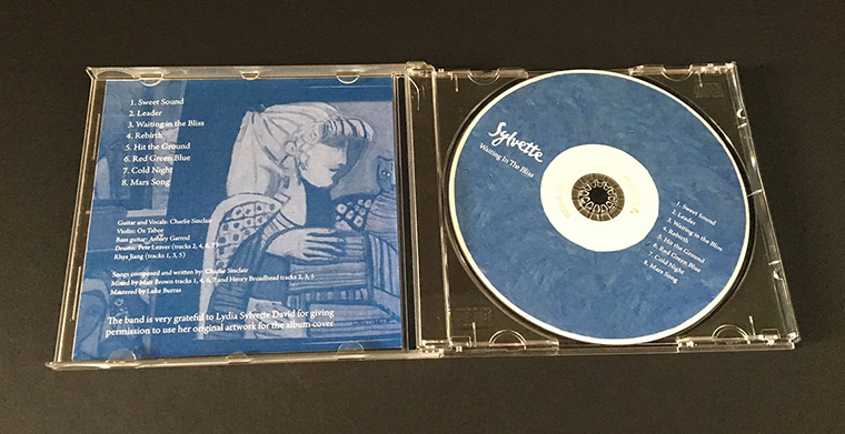 CD artwork inside texture